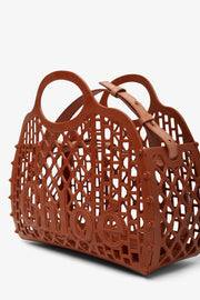 Chloe cage brown jelly bag