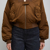 Bomber nylon jacket