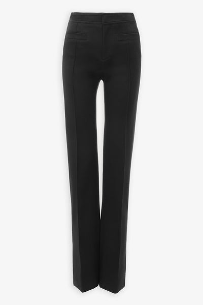 Tailored black trousers