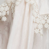 Maxi-collar white blouse