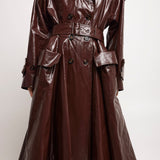 Double-breasted riding coat