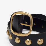 Chloe Midnight black leather belt
