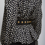 Chloe Midnight black leather belt