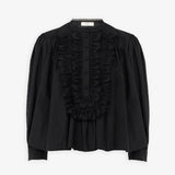 Black lace blouse