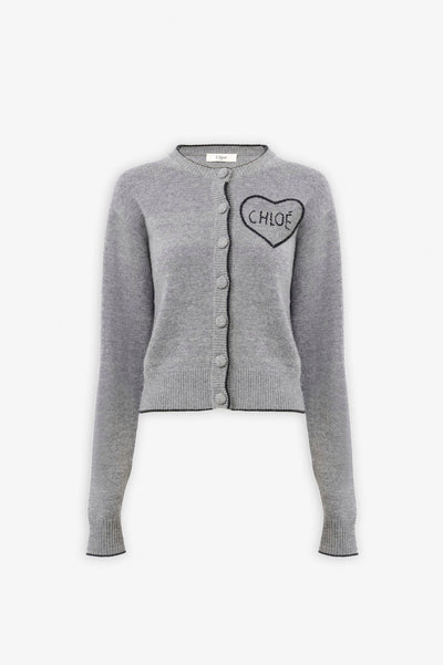 Divine grey knitted cardigan