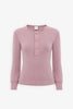 Blushy purple henley top