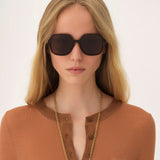 Judy L havana brown sunglasses
