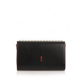 Paloma black spikes clutch