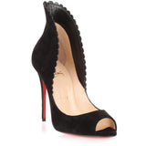 Pijonina 100 black suede pump