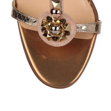 Kaleitop 85 metallic leather sandal
