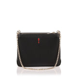 Triloubi small black logo studded bag