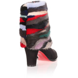 Alexandra 70 mink detailed bootie