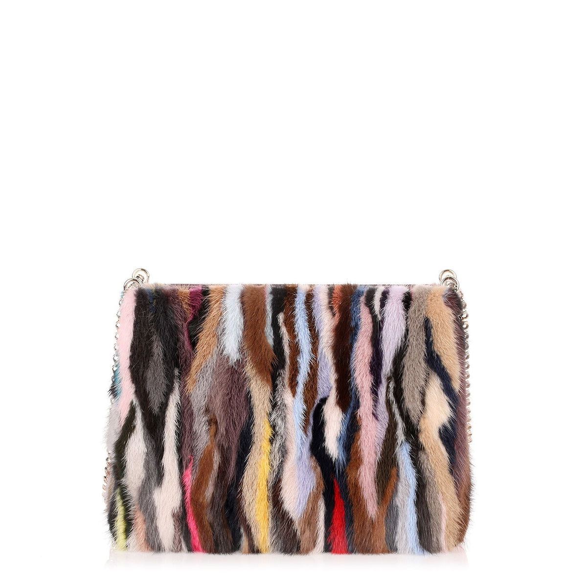 Triloubi large coloured fur bag