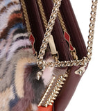 Triloubi large multi coloured fur bag