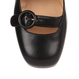 Mistiroir 100 black nappa leather pump