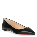 Ballalla black leather ballerina