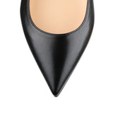 Ballalla black leather ballerina