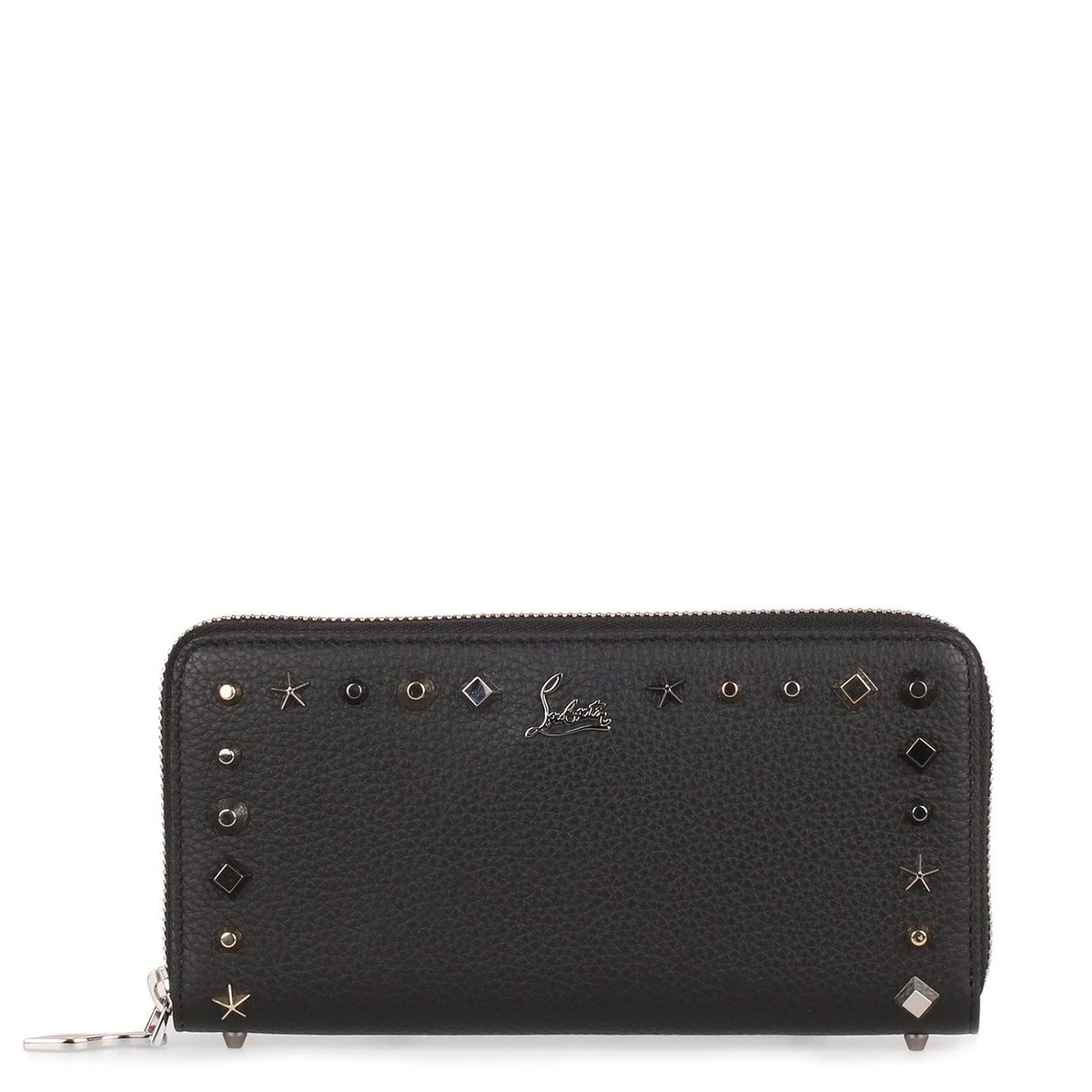 Panettone leather multi studs wallet