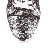 Bip Bip silver sequin sneaker