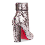 Moulamax 100 silver sequin bootie