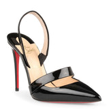 Actina 100 black patent leather pumps