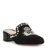 Evening sun 35 black suede mules