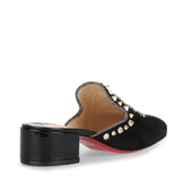 Evening sun 35 black suede mules