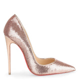 So Kate 120 blush sequin pumps