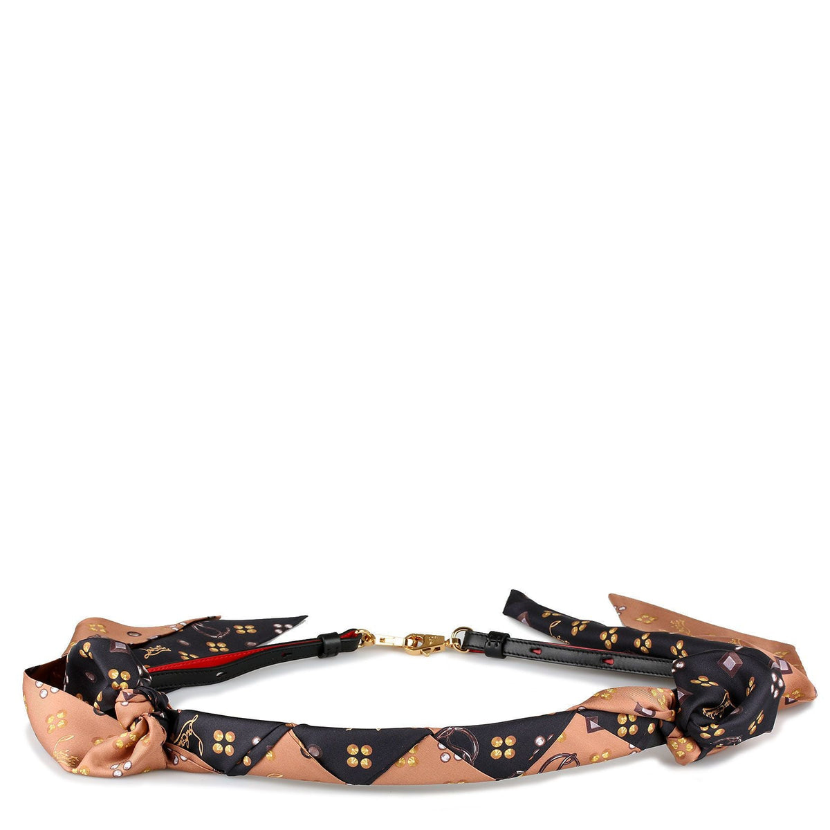 Artemistrap loubinthesky silk scarf strap