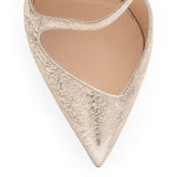 Jumping 100 vintage platinum pumps