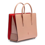 Paloma Large beige leather tote bag
