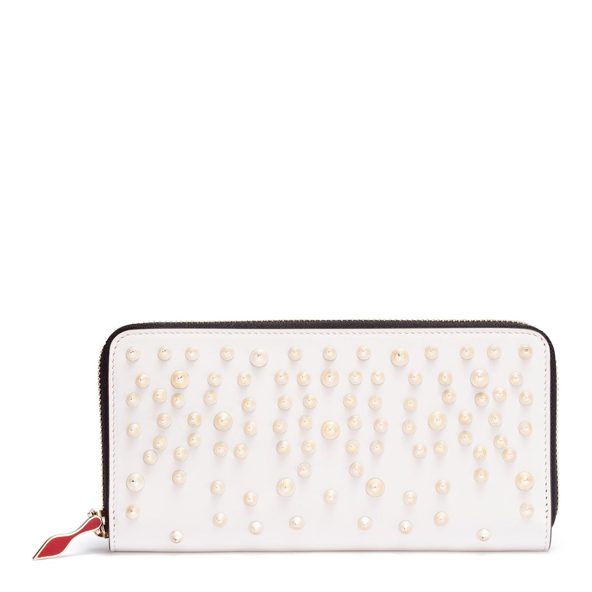 Panettone leather studded wallet
