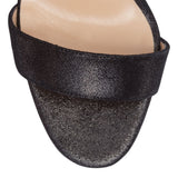 Choca 100 black suede sandals