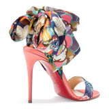Sandale Du Desert 100 Multicolor Satin Sandals