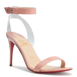 Jonatina 85 light pink patent sandals