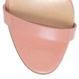 Jonatina 85 light pink patent sandals