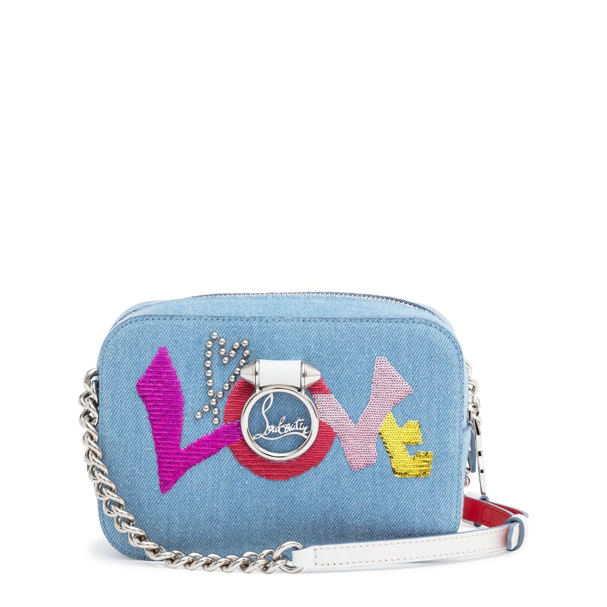 Rubylou mini denim shoulder bag