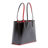 Cabata Small Black Patent Leather Tote Bag