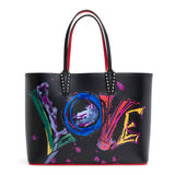 Cabata love print tote bag