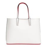 Cabata white calf leather tote