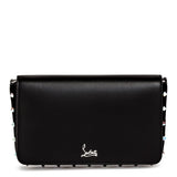 Zoompouch black leather and suede shoulder bag
