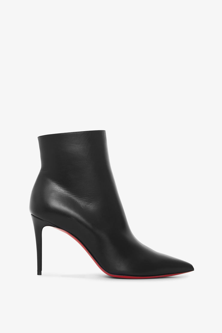 So Kate 85 black leather ankle boots