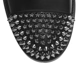 Ts Croc flat black ankle boots