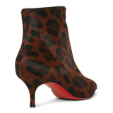 So Kate booty 55 leopard ankle boots