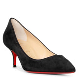 Kate 55 black suede pumps