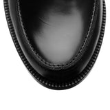 Monmoc Donna flat black loafer