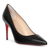 Kate 85 black leather pumps