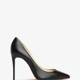Kate 100 black leather pumps