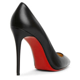 Kate 100 black leather pumps