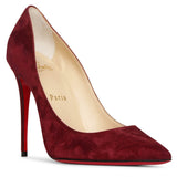 Kate 100 burgundy suede pumps